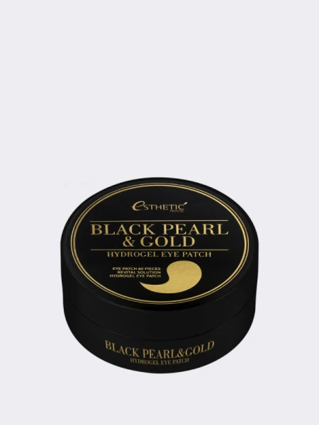 Гидрогелевые патчи для век с экстрактом черного жемчуга ESTHETIC HOUSE Black Pearl&Gold Hydrogel Eye Patch