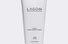 Очищающая пенка для умывания с растительными экстрактами LAGOM Cellup Micro Foam Cleanser