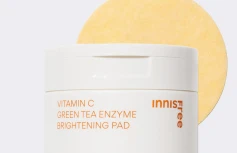 Осветляющие тонер-диски с витамином С и энзимами innisfree Vitamin C Green Tea Enzyme Brightening Pad