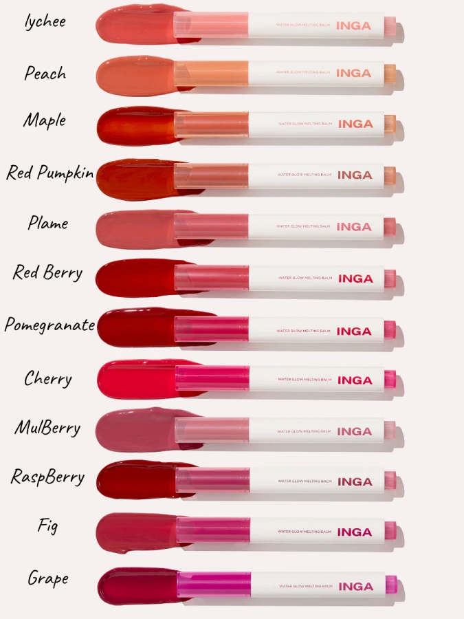 Тающий оттеночный бальзам для губ INGA Water Glow Melting Balm Mulberry Juice