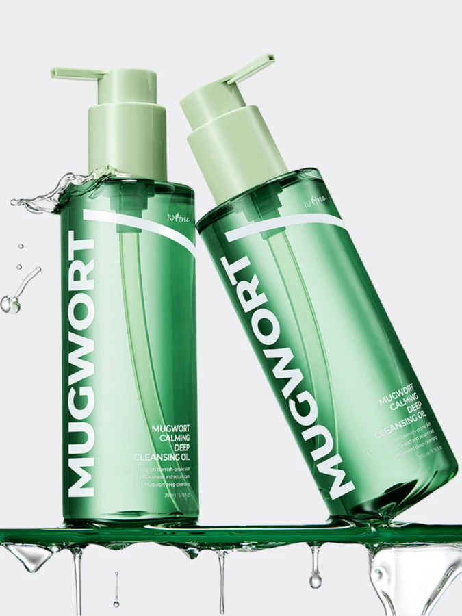 Глубокоочищающее гидрофильное масло с экстрактом полыни IsNtree Mugwort Calming Deep Cleansing Oil