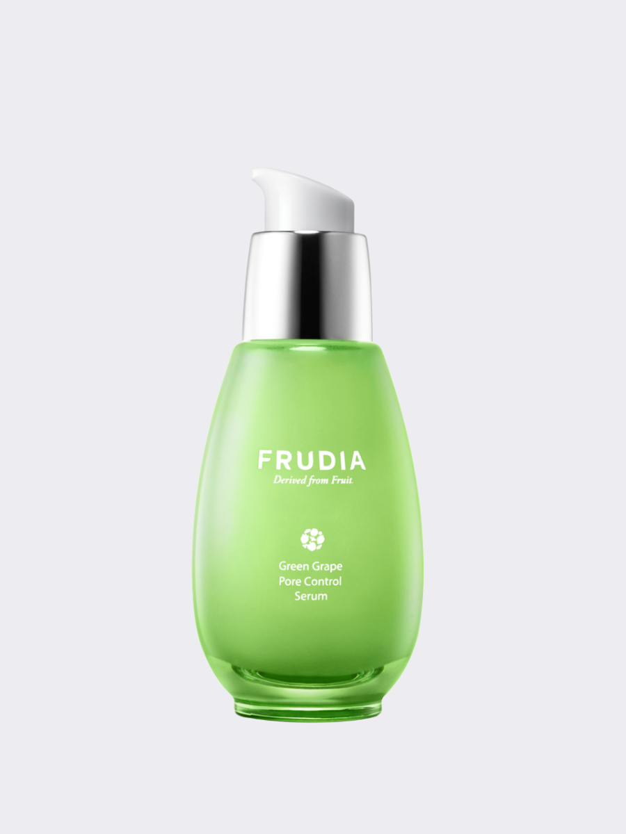 Pore control. Frudia косметика grape. Frudia Green grape Pore Control Serum. Frudia крем себорегулирующий с виноградом - Green grape Pore Control Cream, 10г. SPF Frudia Green grape