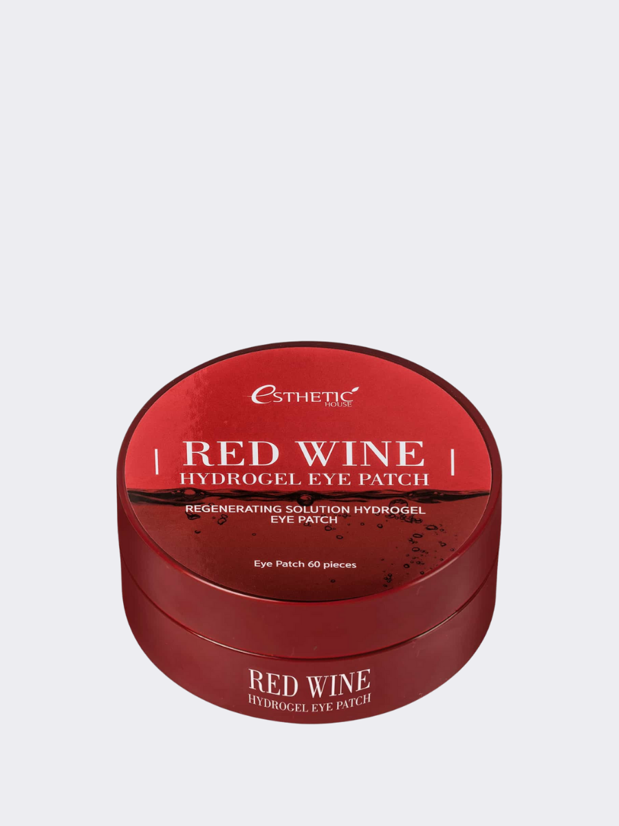 Гидрогелевые патчи для век с красным вином ESTHETIC HOUSE Red Wine ...