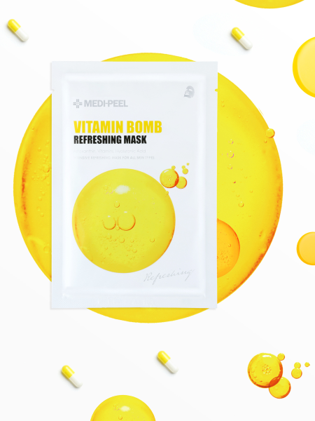 Освежающая маска с витаминным комплексом MEDI-PEEL Vitamin Bomb Refreshing Mask Освежающая маска с витаминным комплексом MEDI-PEEL Vitamin Bomb Refreshing Mask