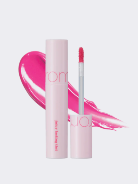 Сочный глянцевый тинт для губ с розовым ягодным оттенком rom&nd Juicy Lasting Tint 26 Very Berry Pink