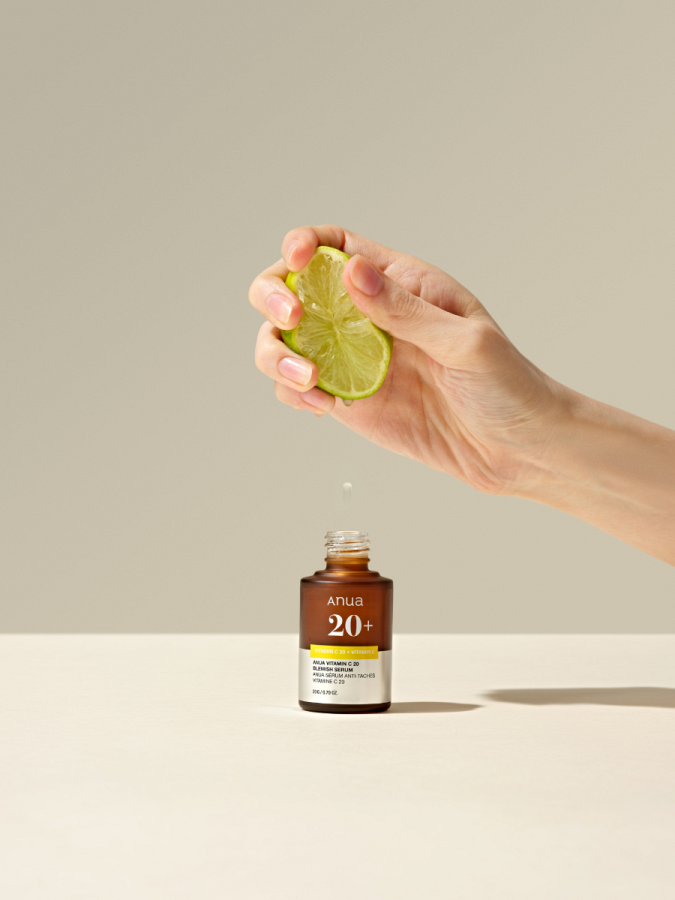Осветляющая сыворотка для лица с цитрусовыми экстрактами ANUA Green Lemon Vitamin C Blemish Serum