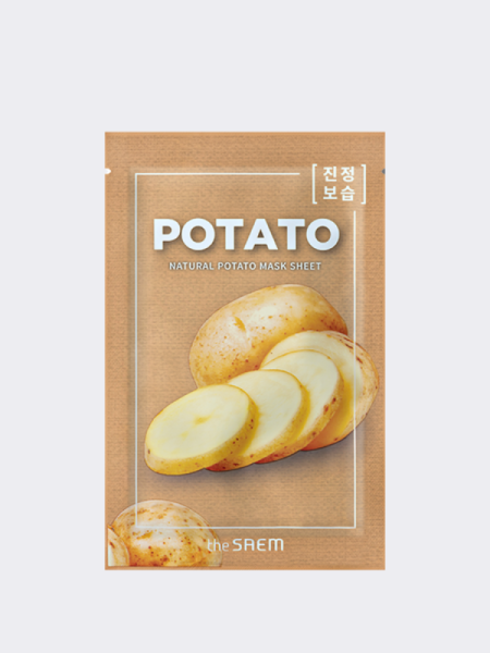 Восстанавливающая тканевая маска с экстрактом картофеля The Saem Natural Potato Mask Sheet Восстанавливающая тканевая маска с экстрактом картофеля The Saem Natural Potato Mask Sheet