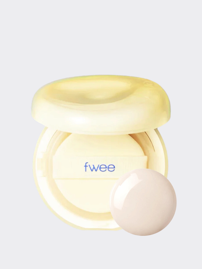 Насыщенный тональный кушон fwee Cushion Egg-fit Cover 00 Clear