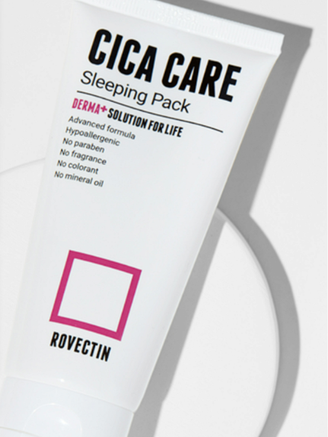 Ночная маска для лица ROVECTIN Skin Essentials Cica Care Sleeping Pack