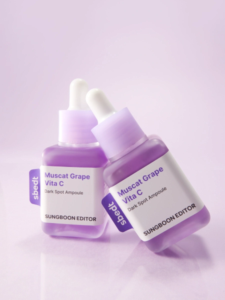 Осветляющая сыворотка для лица с витамином С Sungboon Editor Muscat Grape Vita C Dark Spot Ampoule