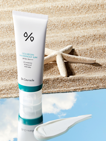 Водостойкий солнцезащитный крем с экстрактом центеллы Dr.Ceuracle Cica Regen Waterproof Sun SPF50+ PA++++ Водостойкий солнцезащитный крем с экстрактом центеллы Dr.Ceuracle Cica Regen Waterproof Sun SPF50+ PA++++