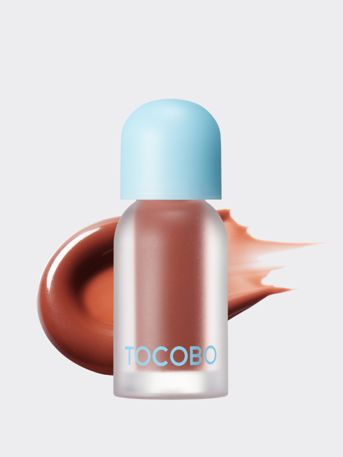 Оттеночное масло-плампер для губ TOCOBO Juicy Berry Plumping Lip Oil 04 Bitter Brown