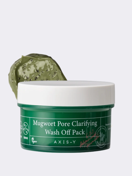 Очищающая глиняная маска для лица с полынью AXIS-Y Mugwort Pore Clarifying Wash Off Pack