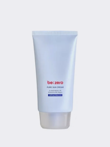 Мягкий солнцезащитный крем с гвайазуленом Derma Factory Be Zero Pure Sun Cream SPF 42 PA+++ Мягкий солнцезащитный крем с гвайазуленом Derma Factory Be Zero Pure Sun Cream SPF 42 PA+++