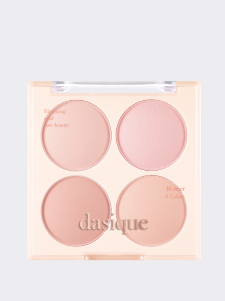 Палетка спрессованных румян в миндально-ванильных оттенках Dasique Blending Mood Cheek #09 Almond Vanilla