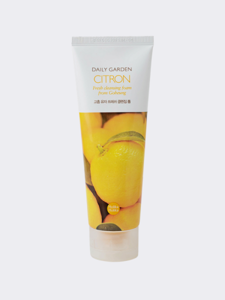 Очищающая пенка с экстрактом цитрона Holika Holika Daily Garden Citron Cleansing Foam