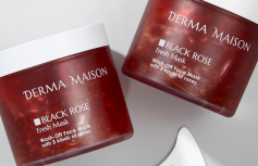 Тонизирующая маска с розой и ферментами MEDI-PEEL Derma Maison Black Rose