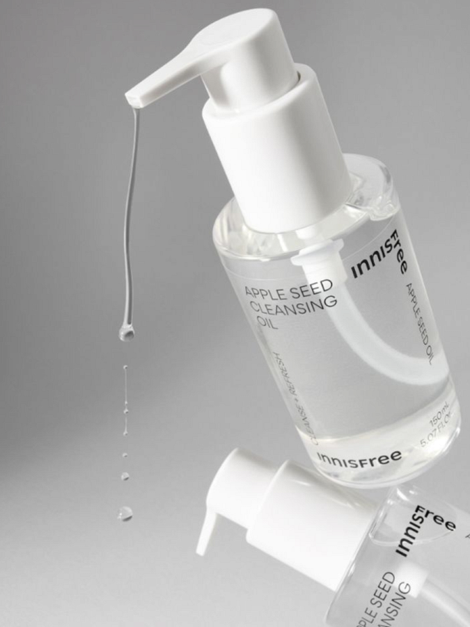 Очищающее гидрофильное масло с экстрактом яблока innisfree Apple Seed Cleansing Oil
