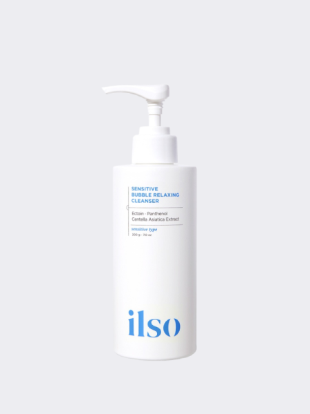 Пузырьковая пенка для умывания с эктоином ilso Sensitive Bubble Relaxing Cleanser