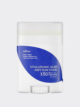 Легкий солнцезащитный стик с гиалуроновой кислотой IsNtree Hyaluronic Acid Airy Sun Stick SPF50+ PA++++