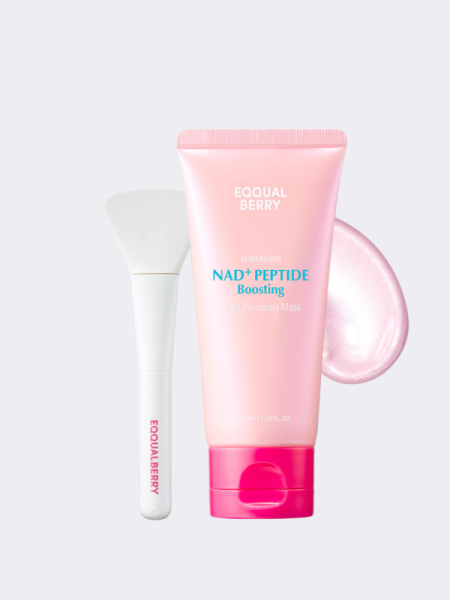 Разглаживающая маска-плёнка с пептидами EQQUALBERRY NAD+ Peptide Boosting Night Wrapping Mask