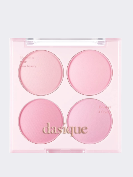 Палетка спрессованных румян в холодных ягодных оттенках Dasique Blending Mood Cheek #08 Blueberry Sorbet