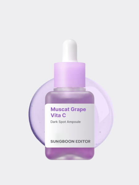 Осветляющая сыворотка для лица с витамином С Sungboon Editor Muscat Grape Vita C Dark Spot Ampoule