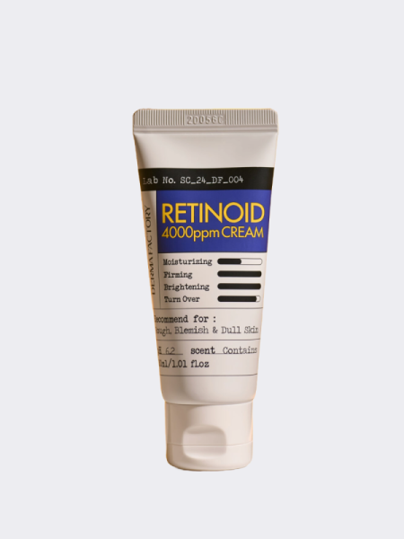 Усиленный интенсивный ночной крем для лица с ретиноидами Derma Factory Retinoid 4000ppm Cream Усиленный интенсивный ночной крем для лица с ретиноидами Derma Factory Retinoid 4000ppm Cream