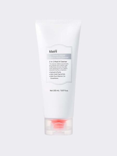 Витаминная маска-пенка для умывания Dear, Klairs Freshly Juiced Vitamin Mask Cleanser Витаминная маска-пенка для умывания Dear, Klairs Freshly Juiced Vitamin Mask Cleanser