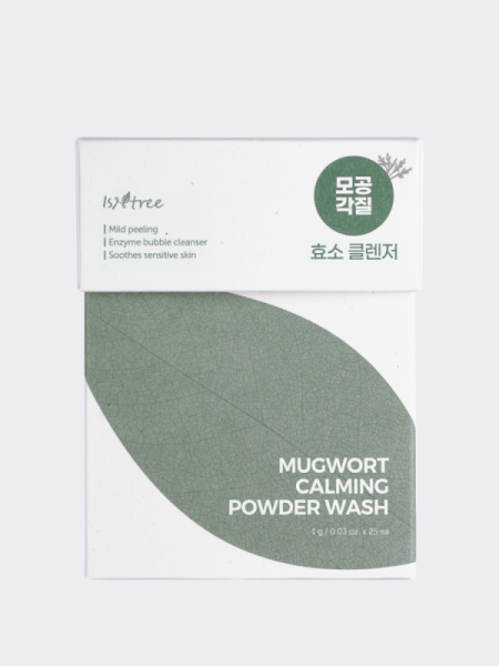 Набор саше с успокаивающей энзимной пудрой с экстрактом полыни IsNtree Mugwort Calming Powder Wash Набор саше с успокаивающей энзимной пудрой с экстрактом полыни IsNtree Mugwort Calming Powder Wash