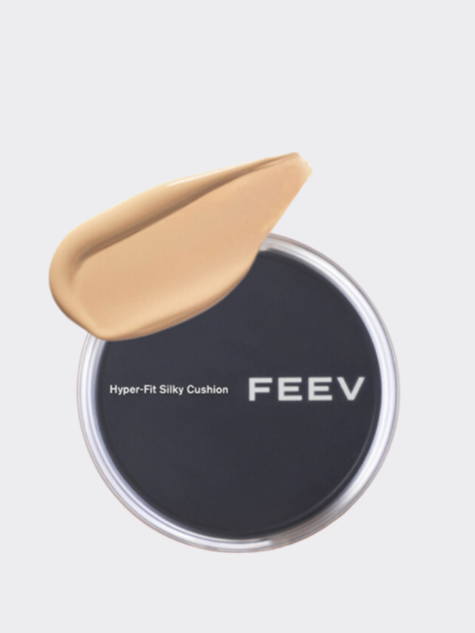 Тональное средство с полуматовым финишем FEEV Hyper-fit Silky Cushion 03 Sand Fit