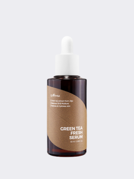 Освежающая сыворотка для лица с экстрактом зелёного чая IsNtree Green Tea Fresh Serum
