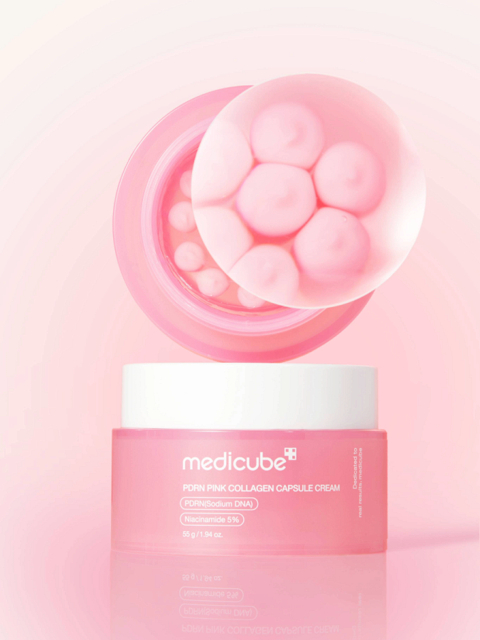 Укрепляющий капсульный крем с ПДРН и коллагеном Medicube PDRN Pink Collagen Capsule Cream