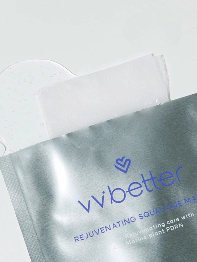 Восстанавливающая тканевая маска со скваланом и ПДРН VVBETTER Rejuvenating Squalane Mask