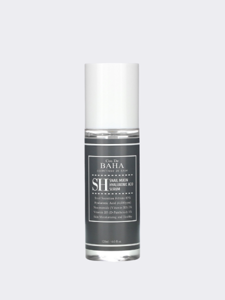 Увлажняющая сыворотка с муцином улитки и гиалуроновой кислотой Cos De BAHA Snail Mucin Hyalronic Acid Serum SH