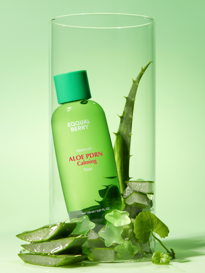 Успокаивающий тонер с алоэ и ПДРН EQQUALBERRY Aloe PDRN Calming Toner