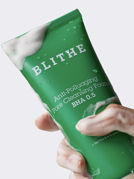 Глубокоочищающая пенка для умывания с салициловой кислотой Blithe Anti-Polluaging Pore Cleansing Foam