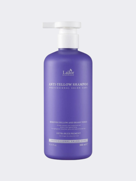 Оттеночный шампунь для устранения желтизны La’dor Anti-Yellow Shampoo Оттеночный шампунь для устранения желтизны La’dor Anti-Yellow Shampoo
