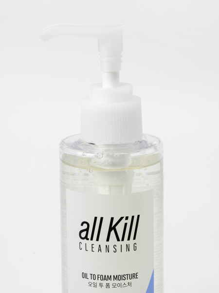 Увлажняющее гидрофильное масло-пенка Holika Holika All Kill Cleansing Oil To Foam Moisture
