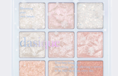 Палетка сияющих теней для век Dasique Shadow Palette #25 Holiday Snowball