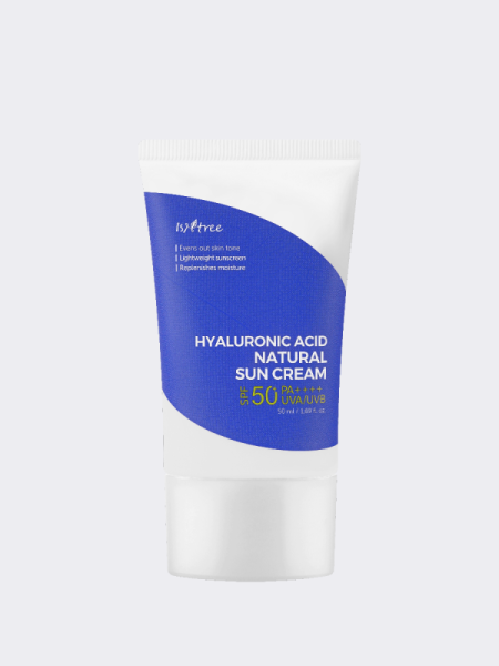 Минеральный солнцезащитный крем с гиалуроновой кислотой IsNtree Hyaluronic Acid Natural Sun Cream SPF50+ PA++++ Минеральный солнцезащитный крем с гиалуроновой кислотой IsNtree Hyaluronic Acid Natural Sun Cream SPF50+ PA++++