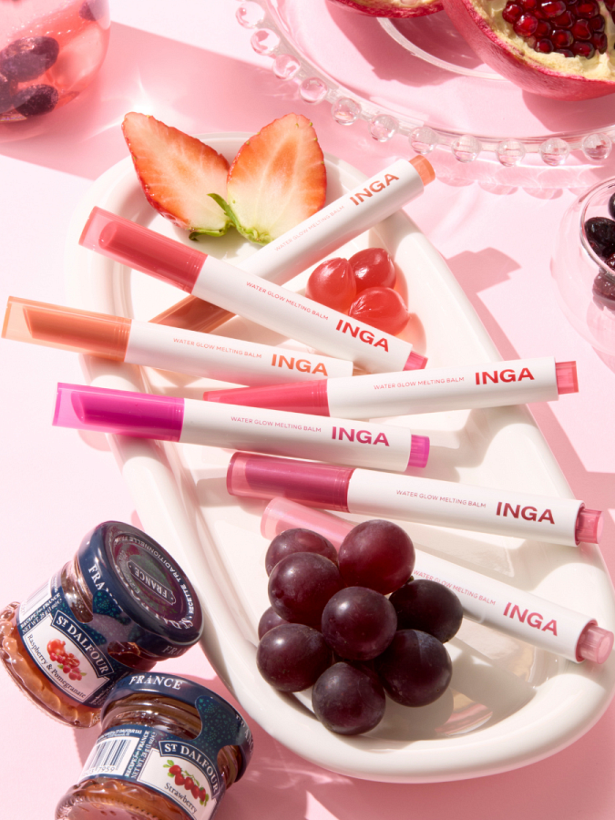 Тающий оттеночный бальзам для губ INGA Water Glow Melting Balm Mulberry Juice