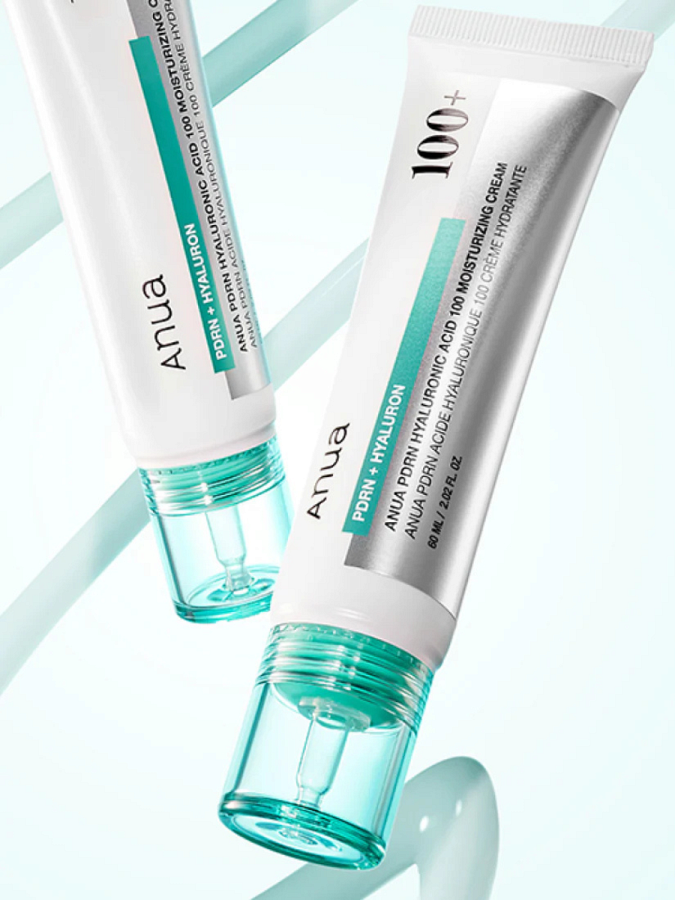 Увлажняющий крем для лица с ПДРН и гиалуроновой кислотой ANUA PDRN Hyaluronic Acid 100 Moisturizing Cream