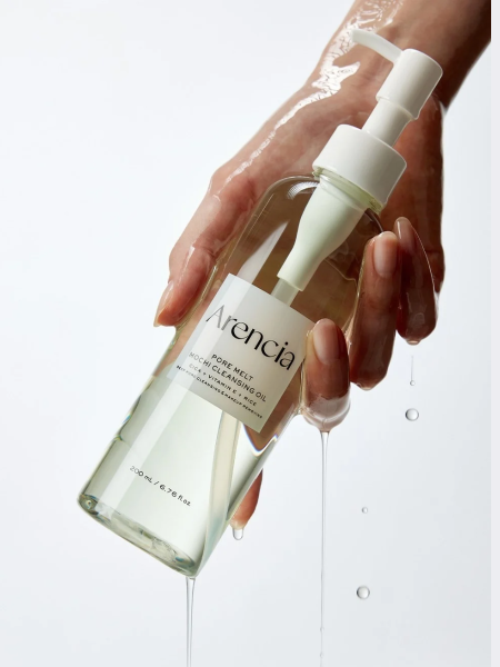 Очищающее гидрофильное масло с экстрактом центеллы Arencia Pore Melt Mochi Cleansing Oil