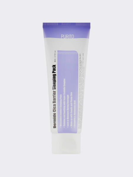 Успокаивающая ночная маска с центеллой Purito Dermide Cica Barrier Sleeping Pack Успокаивающая ночная маска с центеллой Purito Dermide Cica Barrier Sleeping Pack