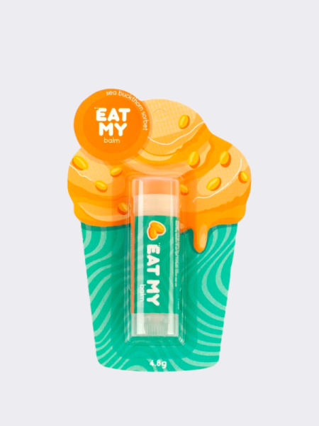 Бальзам для губ с ароматом облепихового сорбета EAT MY BALM Sea Buckthorn Sorbet