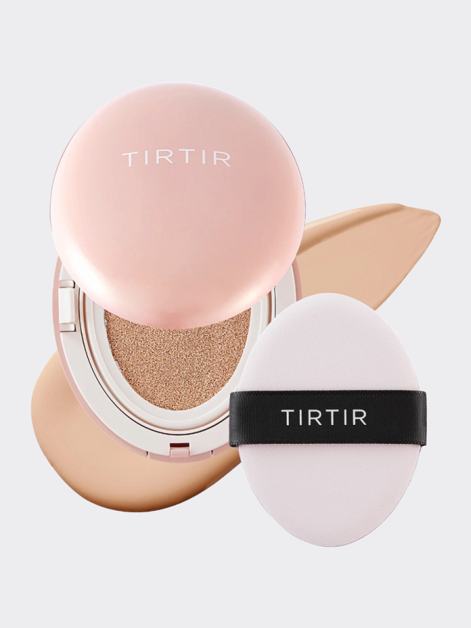 Тональное средство со стойким матовым финишем TIRTIR Mask Fit All-Cover Cushion 21C Cool Ivory