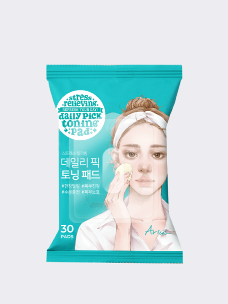 Успокаивающие тонер-пэды с экстрактом центеллы Ariul Stress Relieving Daily Pick Toning Pad