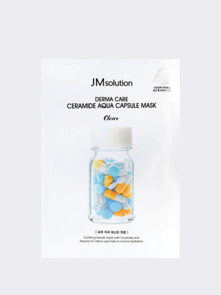 Тканевая маска с керамидами JMsolution Derma Care Ceramide Aqua Capsule Mask Тканевая маска с керамидами JMsolution Derma Care Ceramide Aqua Capsule Mask