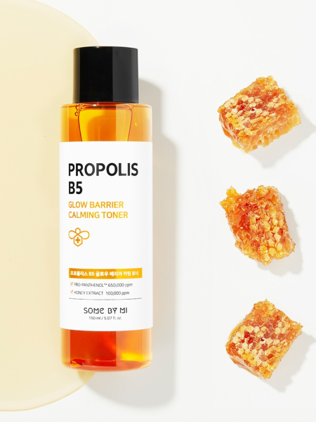 Успокаивающий тонер для сияния кожи с прополисом Some By Mi Propolis B5 Glow Barrier Calming Toner Успокаивающий тонер для сияния кожи с прополисом Some By Mi Propolis B5 Glow Barrier Calming Toner